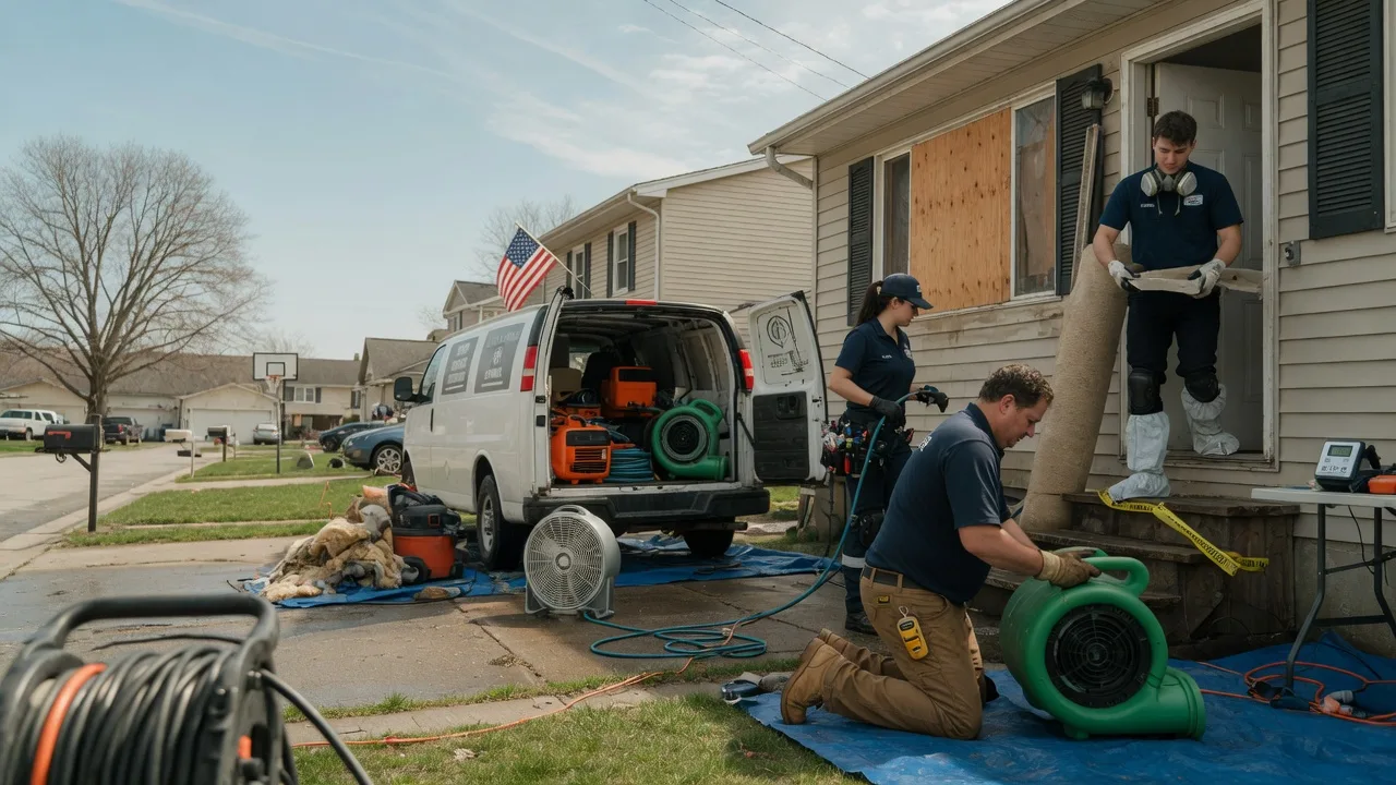 Water Damage Restoration in Fredericksburg, IN near me